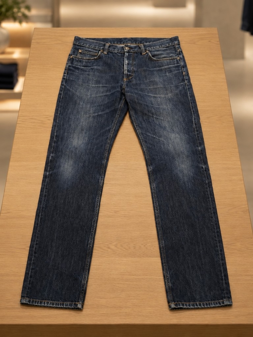 Carhartt Black Jeans Mens 32x32 Blue Relaxed Fit Straight Texas Pants